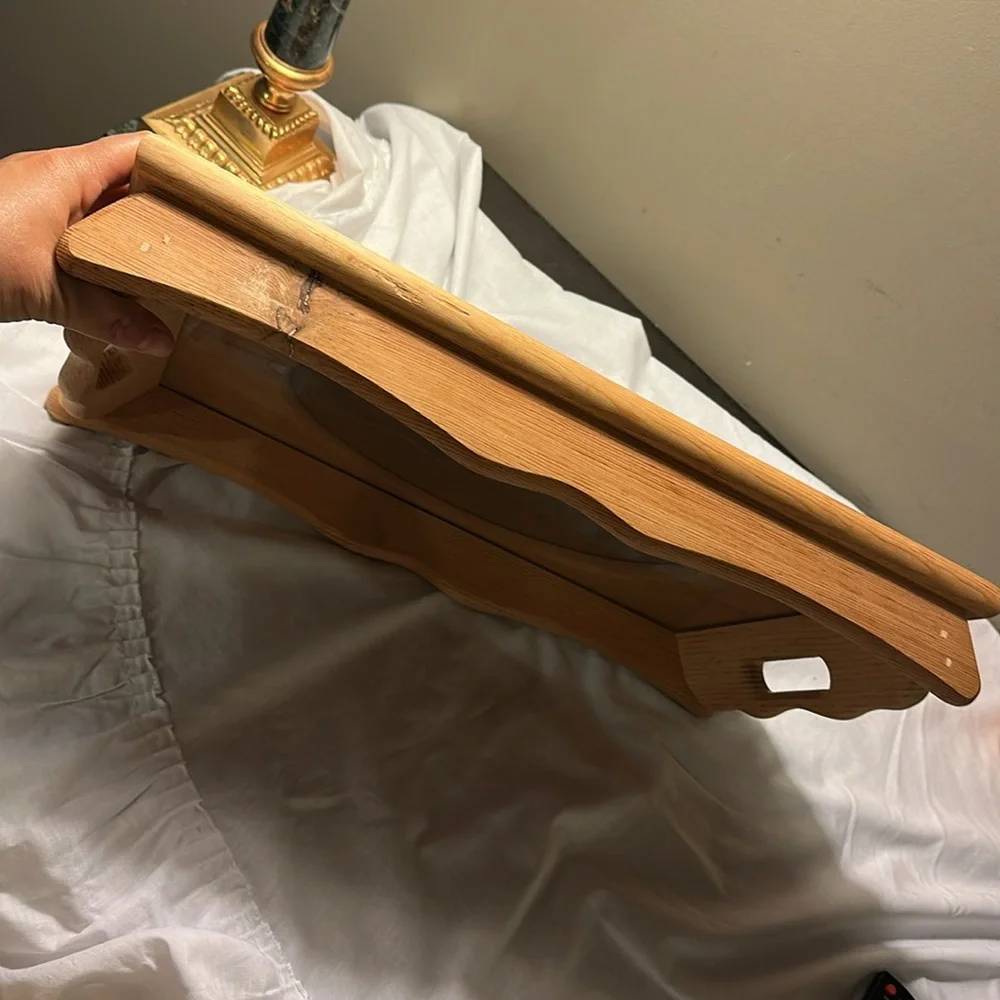 Elegant Wooden picture frame Tray for bath 🛀